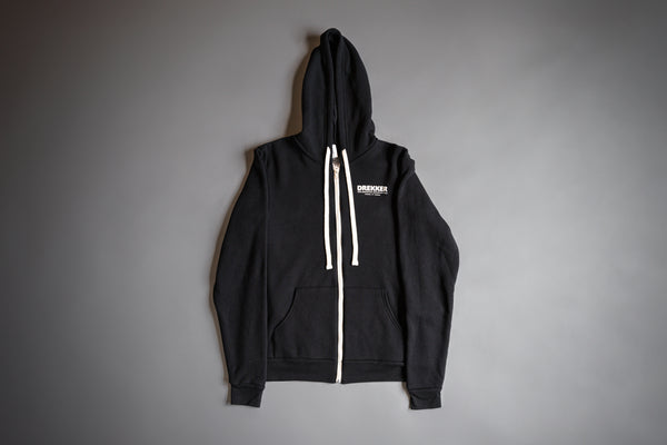 Black Zipper Hoodie