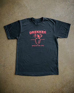 Black & Red Logo T-Shirt