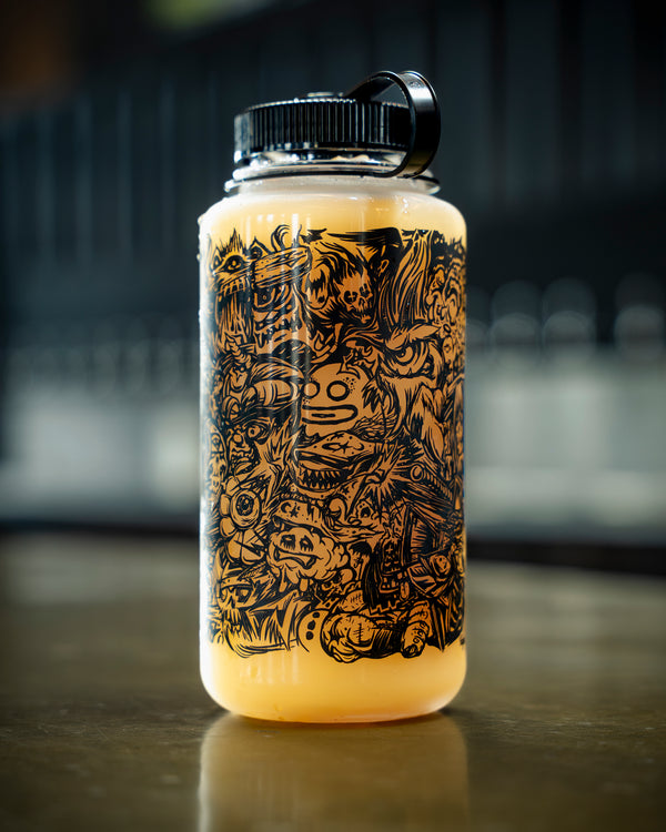 Clear Chaos 32oz Water Bottle