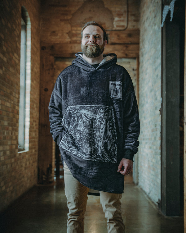 Super Mega Blanket Hoodie - Noir