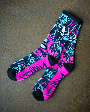 Psycho Logo Socks