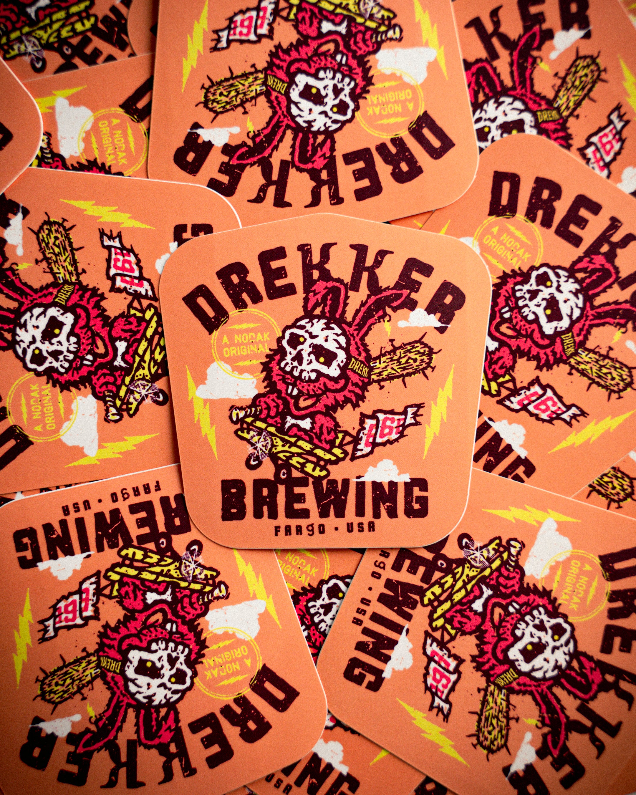 Rollover Rabbit Sticker – Drekker Brewing Company