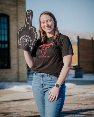 Black & Red Logo T-Shirt