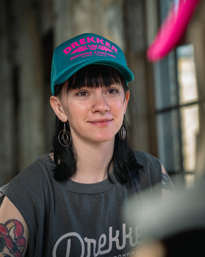 Bat Foamie - Teal/Pink