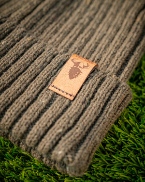 Merino Wool Beanie - Olive