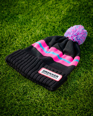 Neon Pom Beanie