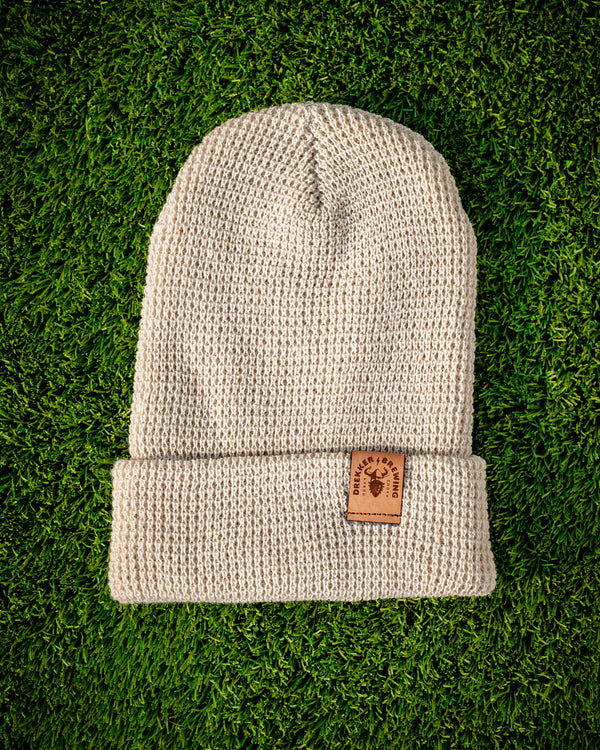 Waffle Knit Beanie - Oat