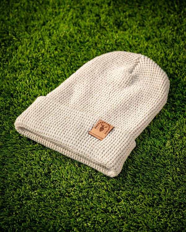 Waffle Knit Beanie - Oat