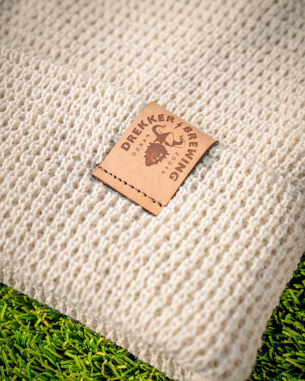 Waffle Knit Beanie - Oat