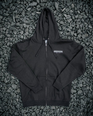 Black Zipper Hoodie
