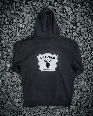 Black Zipper Hoodie