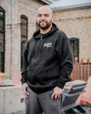 Bat Skull Zipper Hoodie