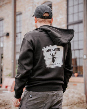 Black Zipper Hoodie