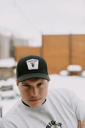 Logo Trucker Hat - Black