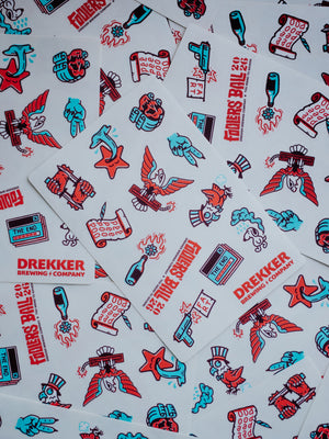 Foolers' Ball Sticker Sheet